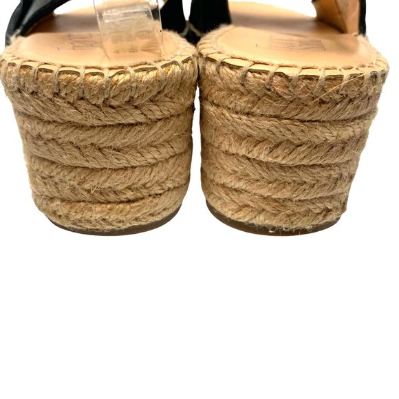 FRANCO SARTO Pirouette Leather Espadrille Slingback Sandals Womens - Picture 6 of 11